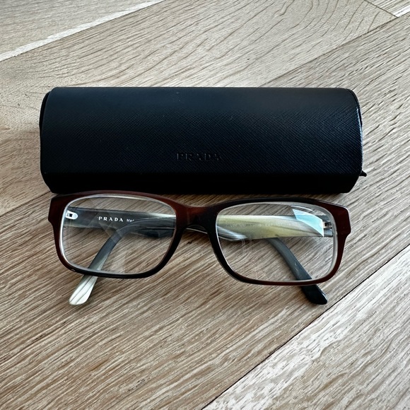 Prada Eyeglasses in Brown/Tortoise - Picture 8 of 9